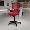 Flash Furniture Office Chair, Mesh, Red HL-0016-1-BK-RED-GG - alternate 1